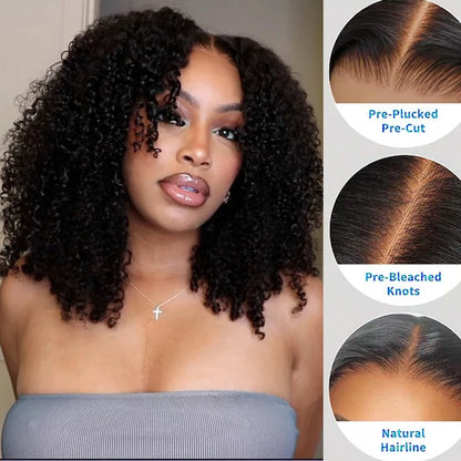 Perruque Afro Kinky HD Sans Colle